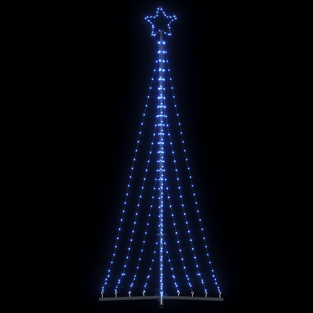 Led Juletre 447 Leds Blå 249 Cm