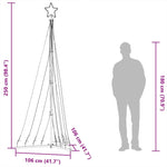 Led Juletre 447 Led Fargerike 249 Cm