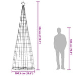 Led Juletre 550 Leds Varm Hvit 304 Cm