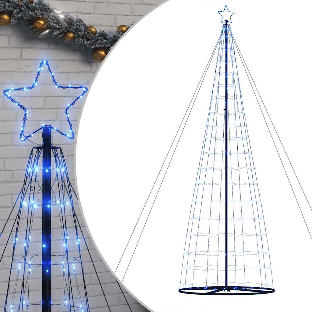 Led Juletre 1534 Leds Blå 503 Cm