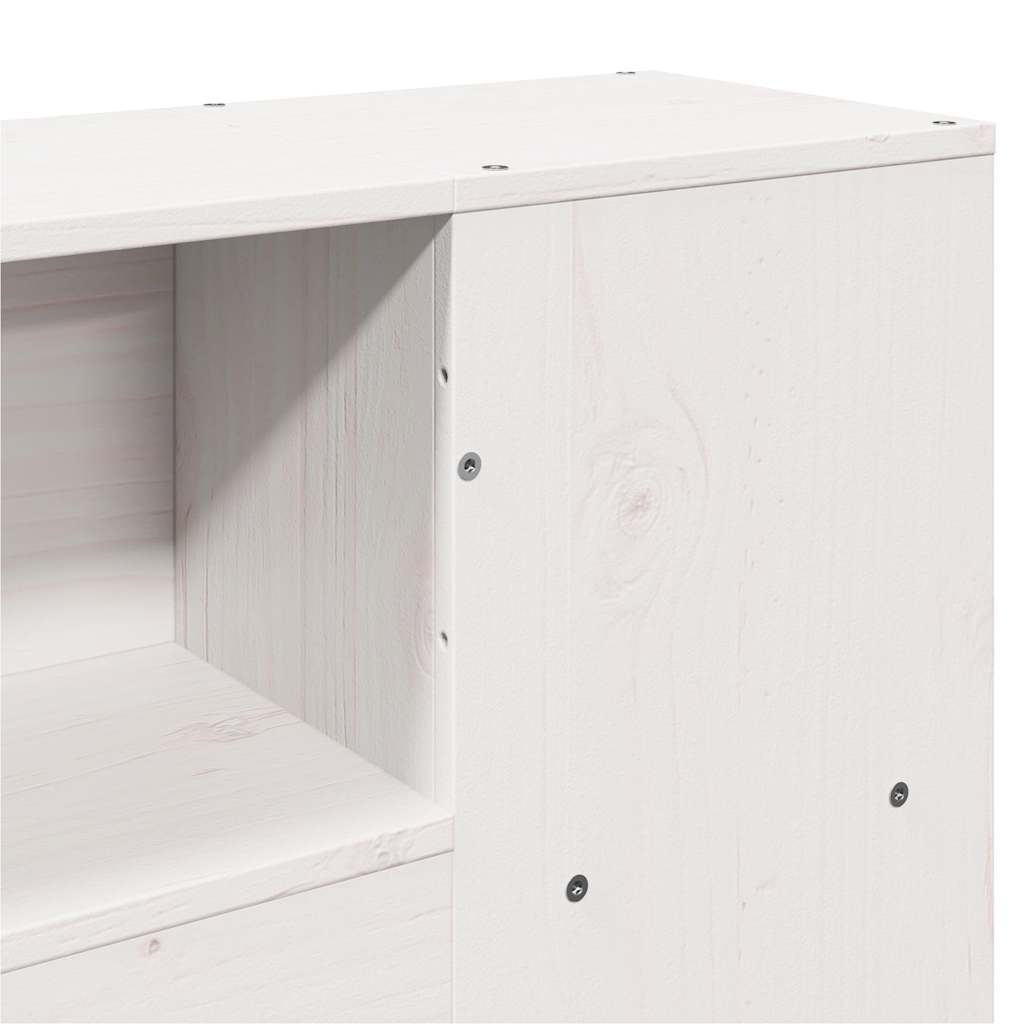 Hodegavl Med Oppbevaring Hvit 150 Cm Heltre Furu