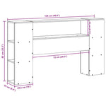 Hodegavl Med Oppbevaring 120 Cm Heltre Furu