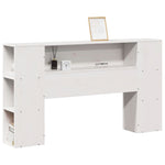 Hodegavl Med Oppbevaring Hvit 120 Cm Heltre Furu