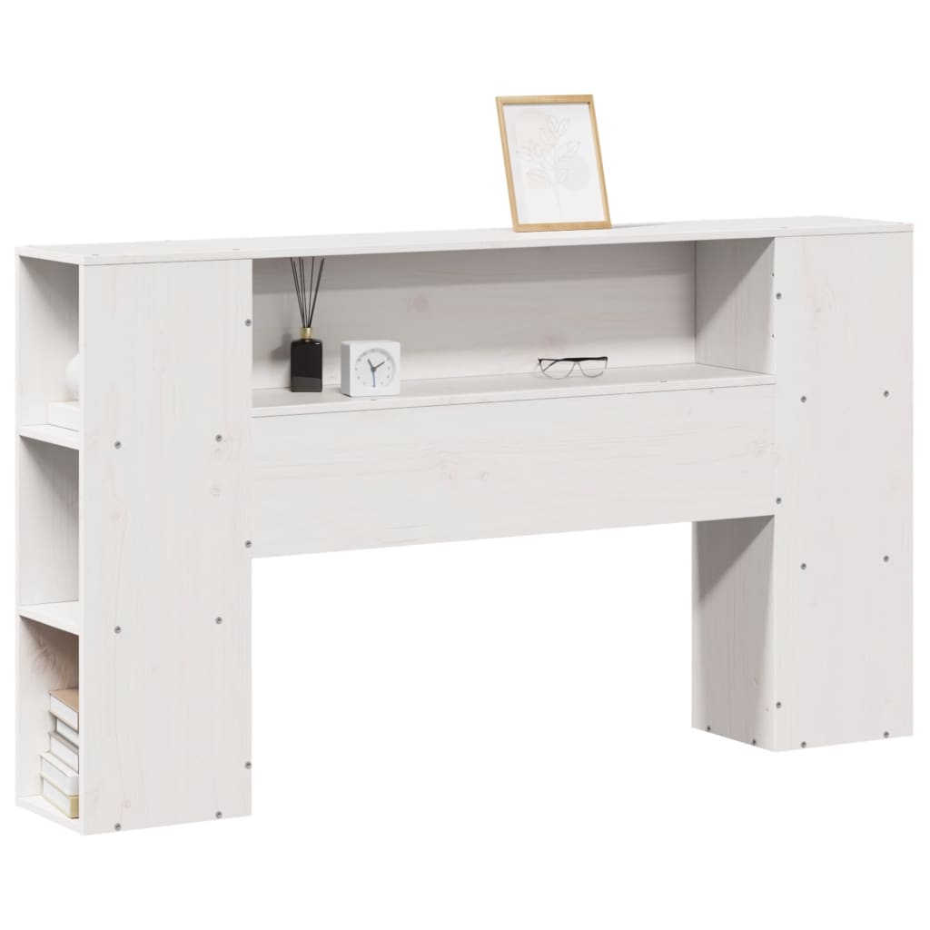 Hodegavl Med Oppbevaring Hvit 120 Cm Heltre Furu