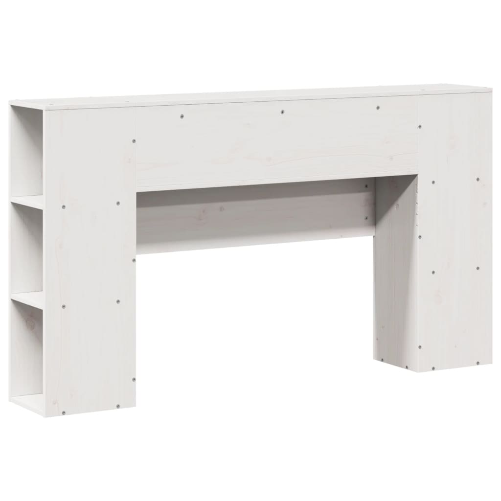 Hodegavl Med Oppbevaring Hvit 120 Cm Heltre Furu