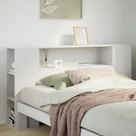Hodegavl Med Oppbevaring Hvit 120 Cm Heltre Furu