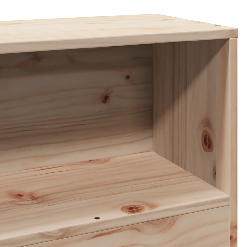 Hodegavl Med Oppbevaring 100 Cm Heltre Furu