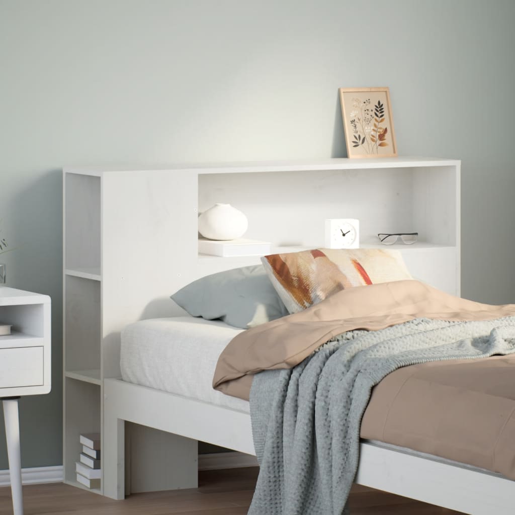 Hodegavl Med Oppbevaring Hvit 100 Cm Heltre Furu