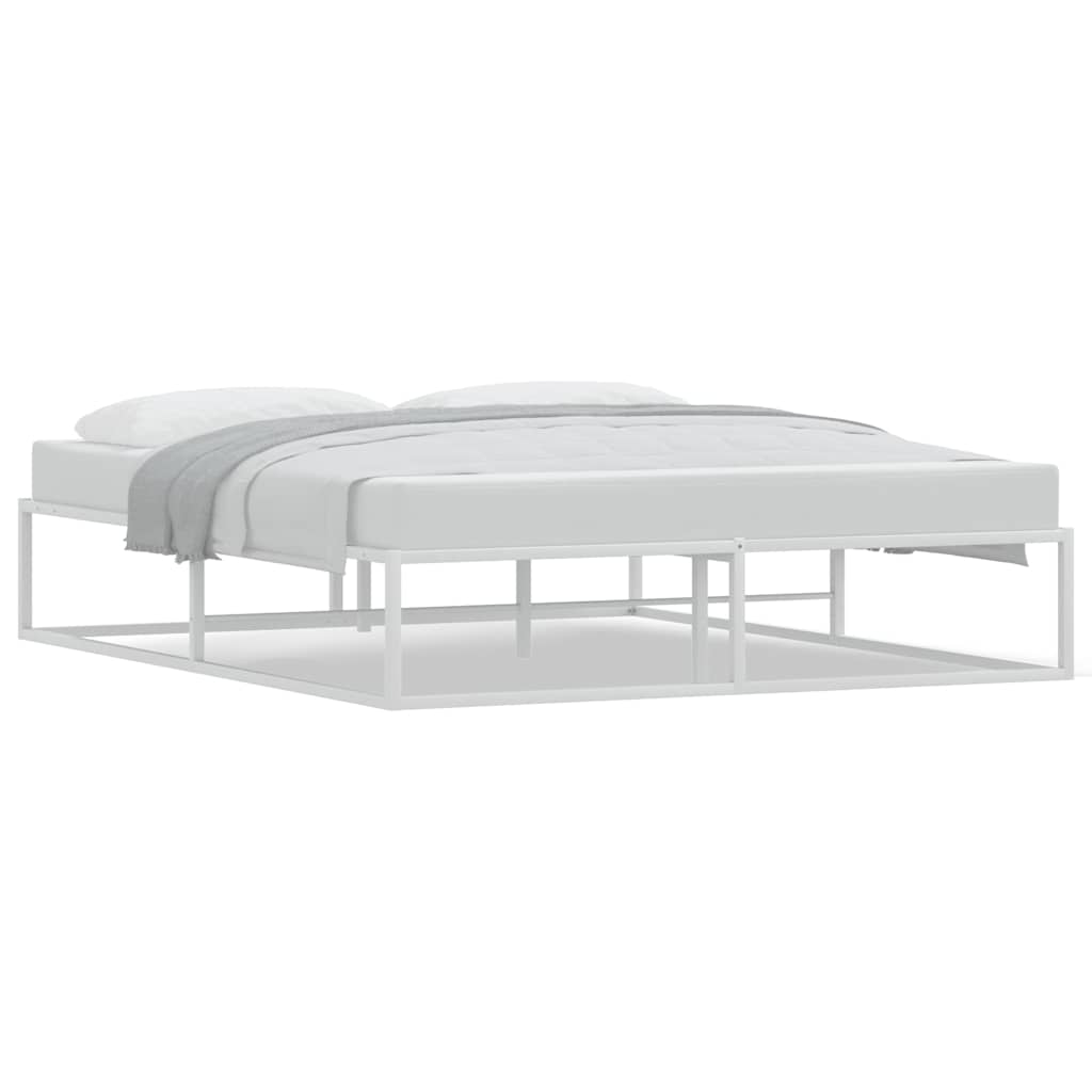 Sengeramme Uten Madrass Hvit 160X200 Cm