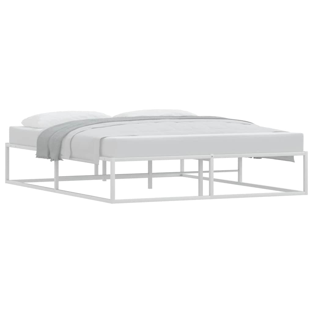 Sengeramme Uten Madrass Hvit 160X200 Cm