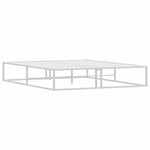 Sengeramme Uten Madrass Hvit 160X200 Cm