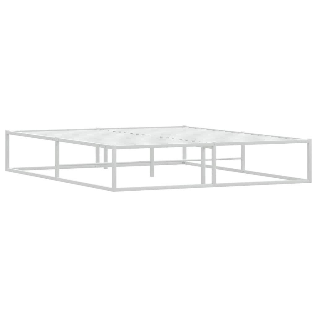 Sengeramme Uten Madrass Hvit 160X200 Cm