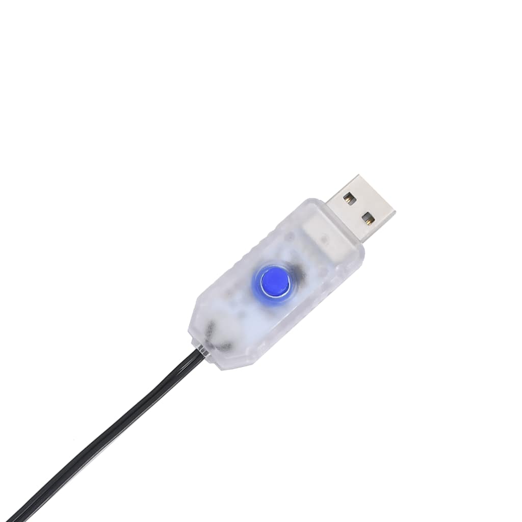 Julelys Stjernesilhuett 115 Led Varm Hvit