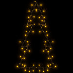 Julelys Juletre Silhuett 80 Led Varm Hvit