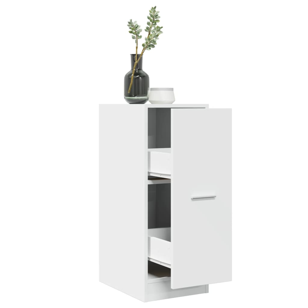 Apotekskap Hvit 30X41X77,5 Cm Konstruert Tre