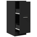 Apotekskap Svart 30X41X77,5 Cm Konstruert Tre