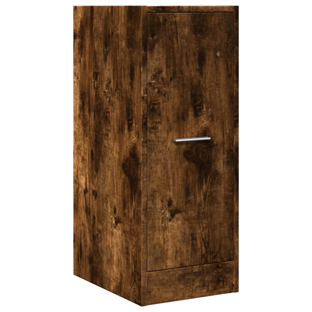 Apotekskap Røkt Eik 30X41X77,5 Cm Konstruert Tre