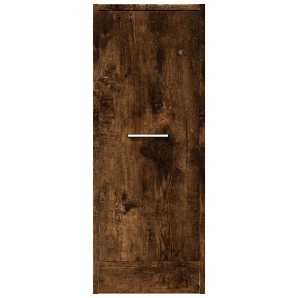 Apotekskap Røkt Eik 30X41X77,5 Cm Konstruert Tre