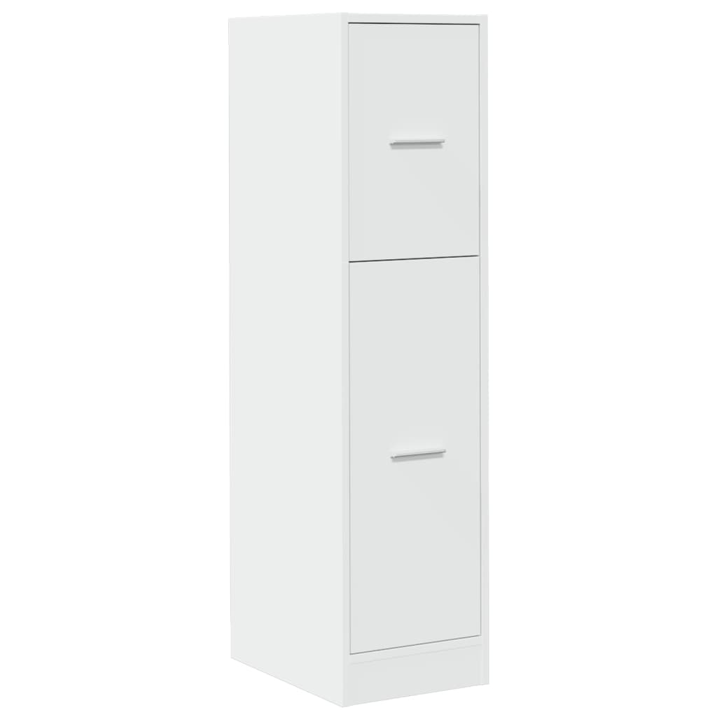 Apotekskap Hvit 30X41X118 Cm Konstruert Tre