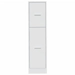 Apotekskap Hvit 30X41X118 Cm Konstruert Tre