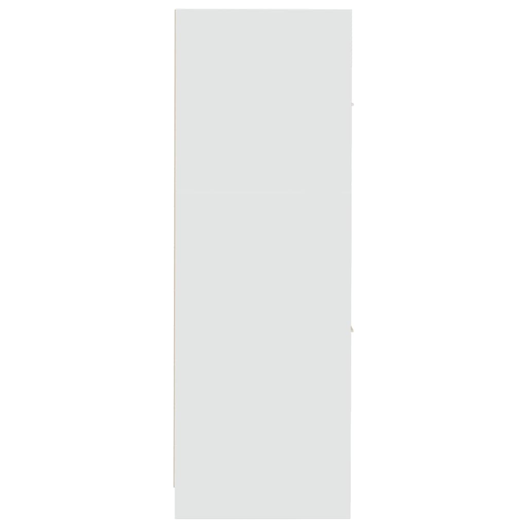 Apotekskap Hvit 30X41X118 Cm Konstruert Tre