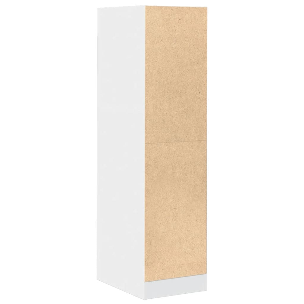 Apotekskap Hvit 30X41X118 Cm Konstruert Tre