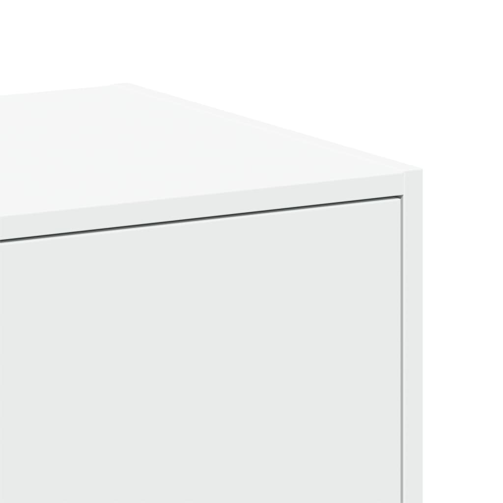 Apotekskap Hvit 30X41X118 Cm Konstruert Tre