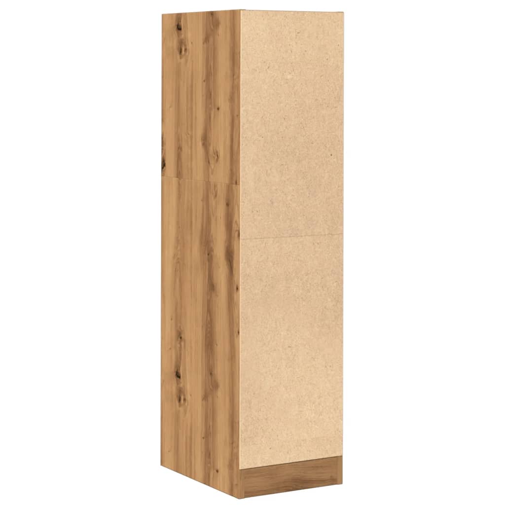Apotekskap Artisan Eik 30X41X118 Cm Konstruert Tre