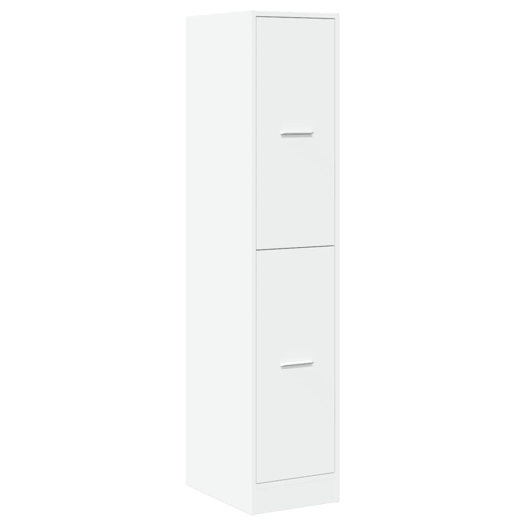 Apotekskap Hvit 30X41X144,5 Cm Konstruert Tre