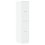 Apotekskap Hvit 30X41X144,5 Cm Konstruert Tre