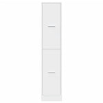 Apotekskap Hvit 30X41X144,5 Cm Konstruert Tre