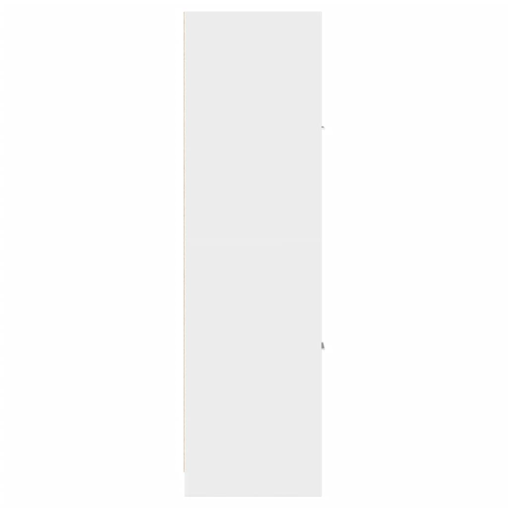 Apotekskap Hvit 30X41X144,5 Cm Konstruert Tre