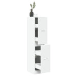 Apotekskap Hvit 30X41X144,5 Cm Konstruert Tre