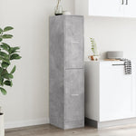 Apotekskap Betonggrå 30X41X144,5 Cm Konstruert Tre