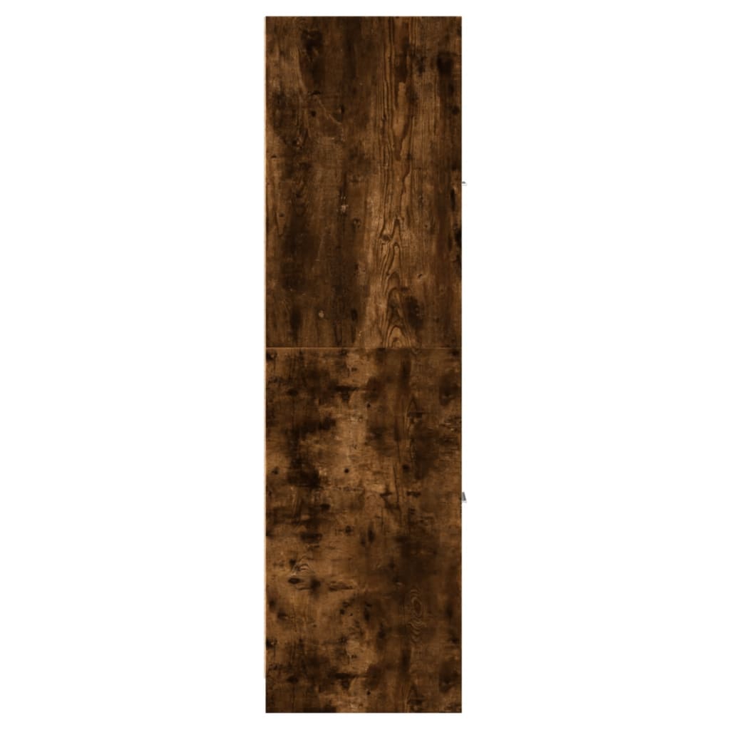 Apotekskap Røkt Eik 30X41X144,5 Cm Konstruert Tre