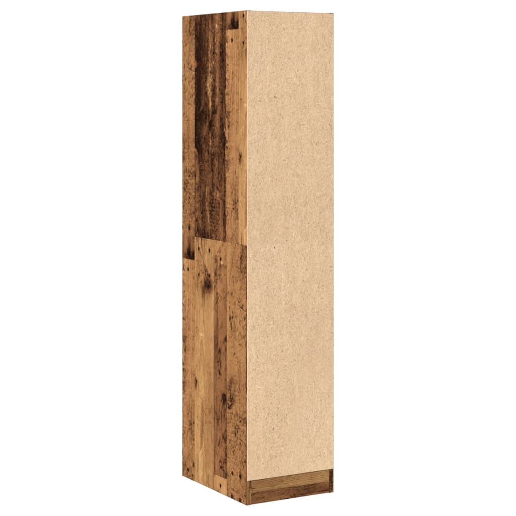 Apotekskap Gammelt Tre 30X41X144,5 Cm Konstruert Tre