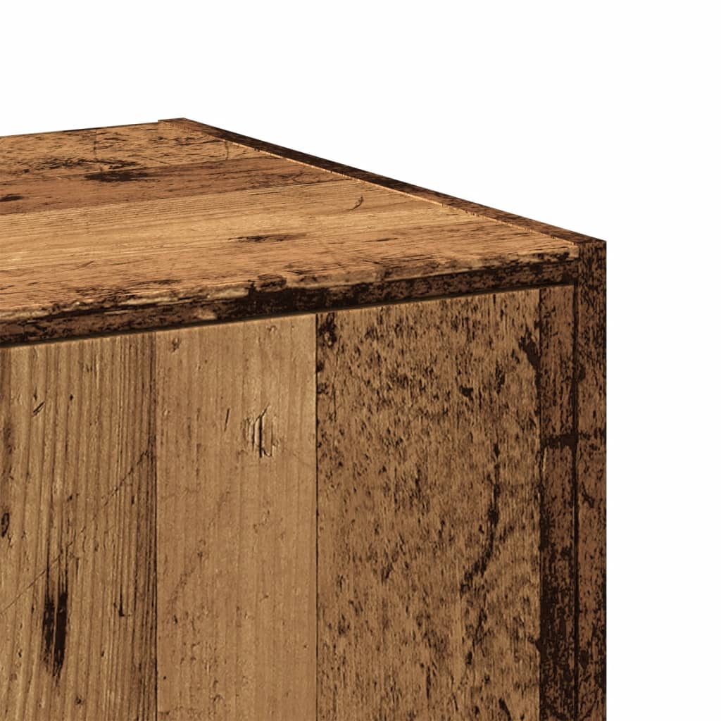 Apotekskap Gammelt Tre 30X41X144,5 Cm Konstruert Tre