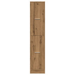 Apotekerskap Håndlaget Eik 30X41X144,5 Cm Konstruert Tre