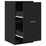 Apotekskap Svart 40X41X77,5 Cm Konstruert Tre