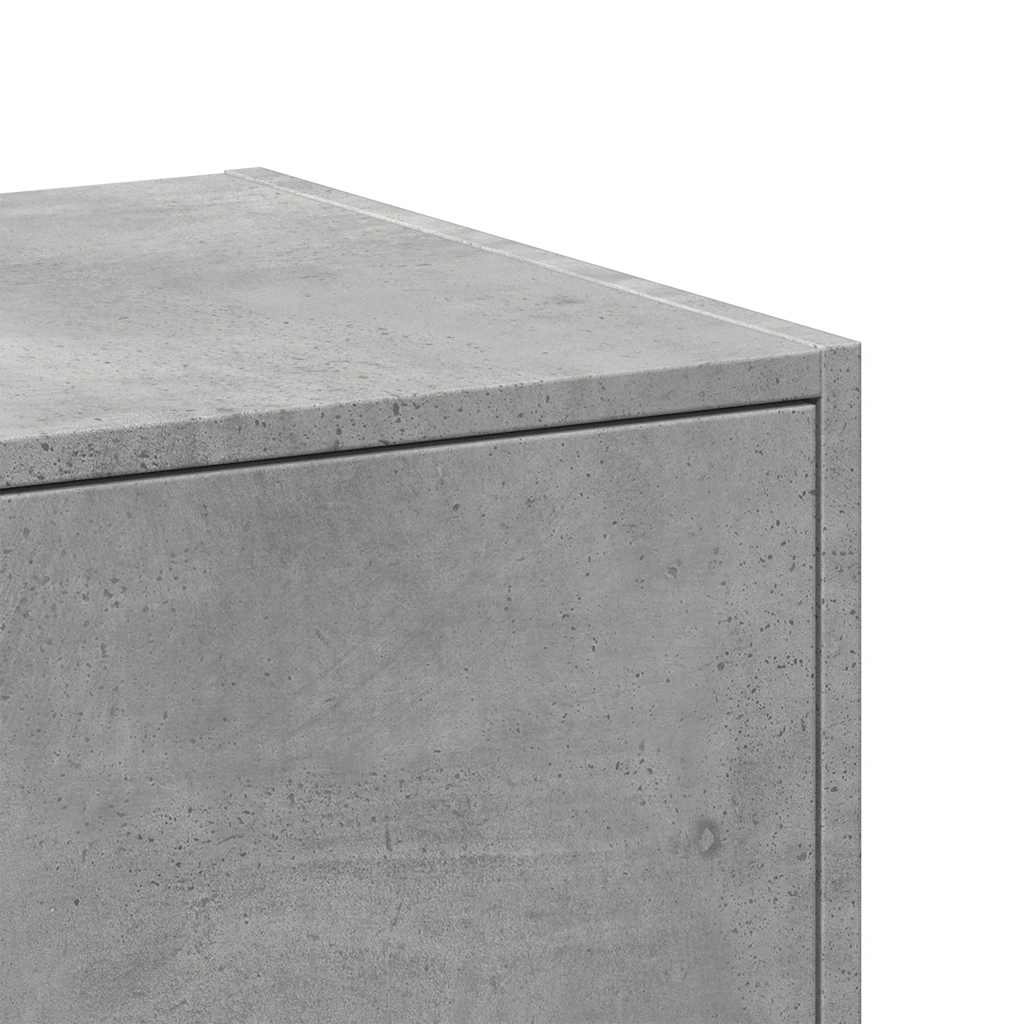 Apotekskap Betonggrå 40X41X77,5 Cm Konstruert Tre