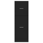 Apotekskap Svart 40X41X118 Cm Konstruert Tre