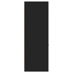 Apotekskap Svart 40X41X118 Cm Konstruert Tre