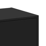 Apotekskap Svart 40X41X118 Cm Konstruert Tre