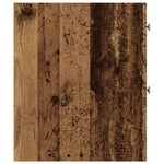 Smalt Baderomsskap Med Hjul Gammelt Tre Konstruert Tre