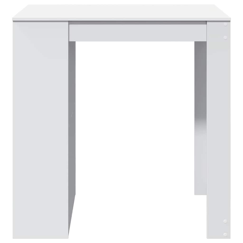 Barbord Hvit 102X70X103,5 Cm Konstruert Tre