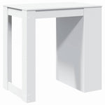 Barbord Hvit 102X70X103,5 Cm Konstruert Tre