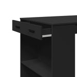 Barbord Svart 102X70X103,5 Cm Konstruert Tre