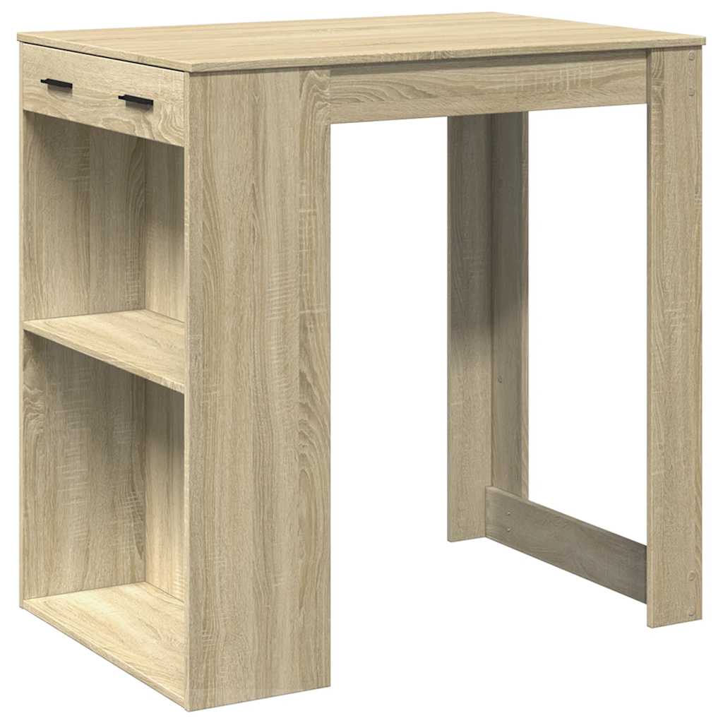 Barbord Sonoma Eik 102X70X103,5 Cm Konstruert Tre