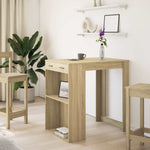 Barbord Sonoma Eik 102X70X103,5 Cm Konstruert Tre