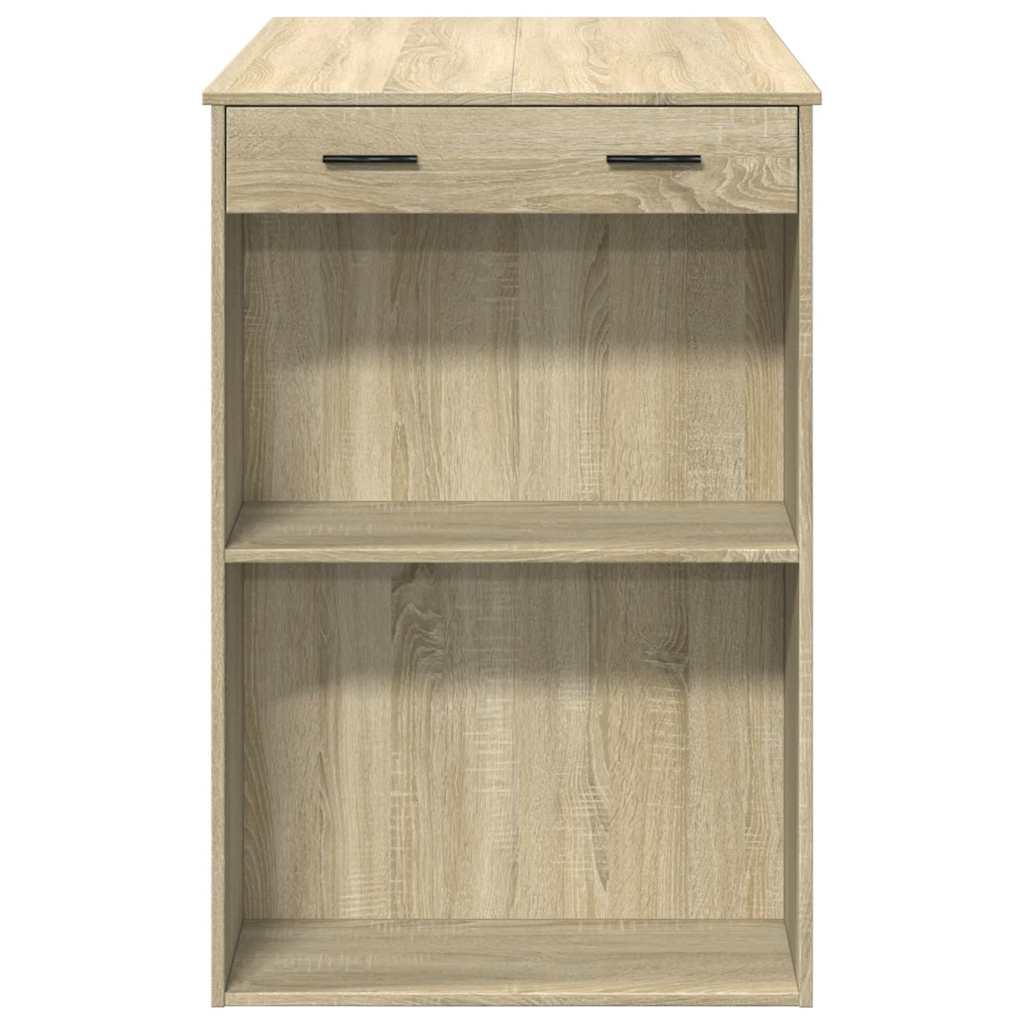 Barbord Sonoma Eik 102X70X103,5 Cm Konstruert Tre